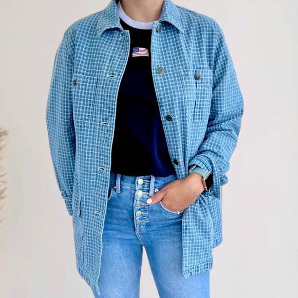 Vintage Lauren Jeans Co. Authentic Dry Goods Suppliers Jean Jacket Size Small - Picture 7 of 12